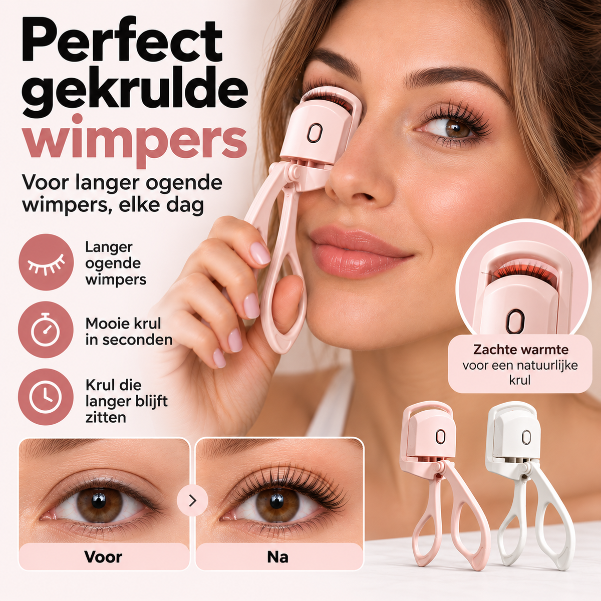 Verwarmde Wimperkruller