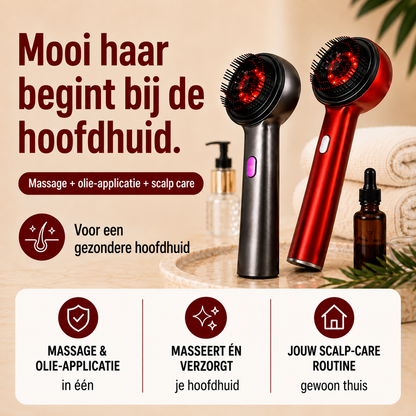 Scalp Massager met Olie Applicator