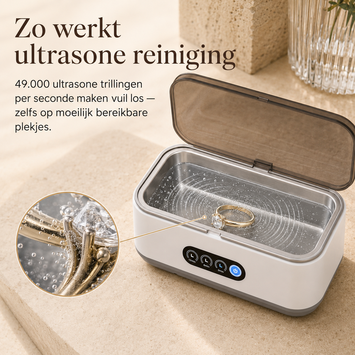 Ultrasone Sieraden Reiniger