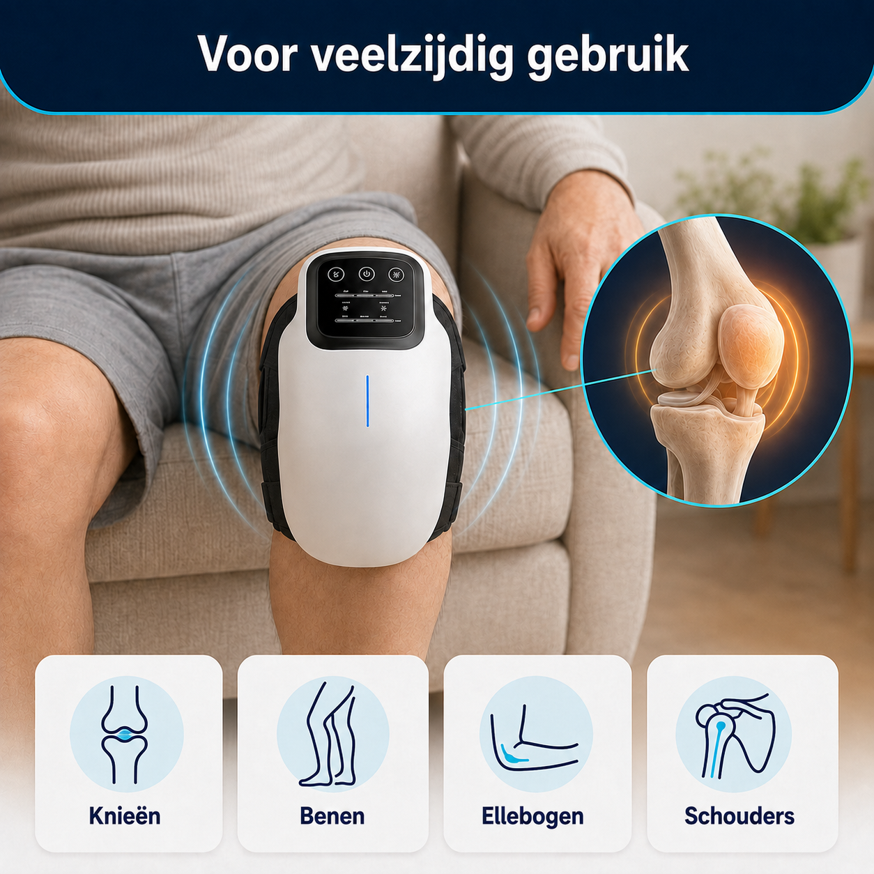 Draadloze Knie Massager