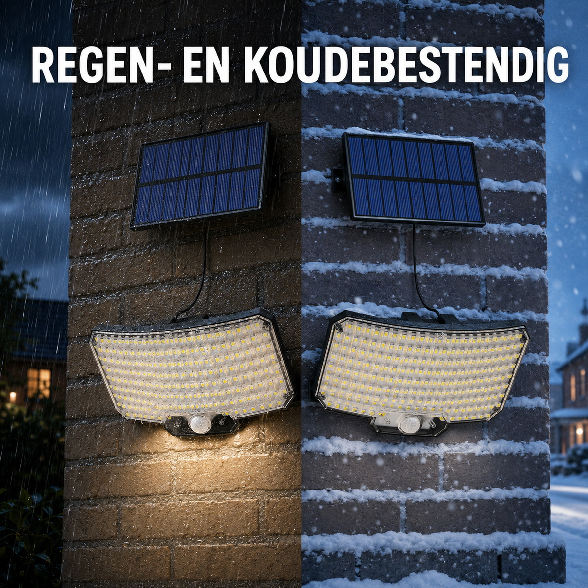 Solar LED Buitenlamp met Bewegingssensor