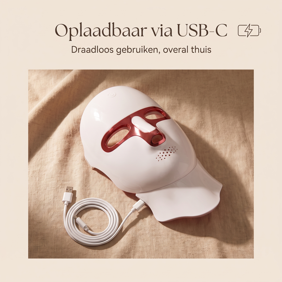 LED Lichttherapie Gezichtsmasker