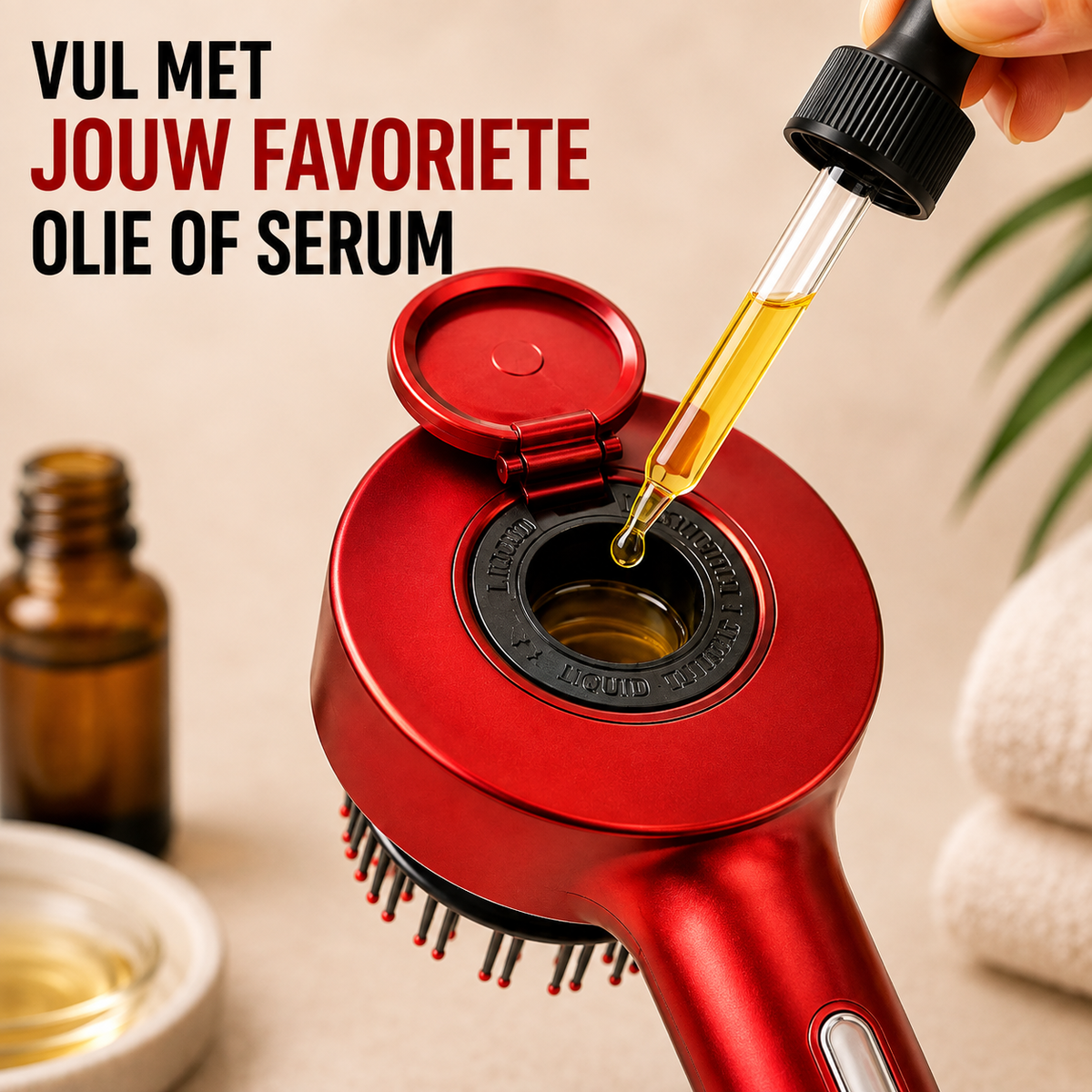 Scalp Massager met Olie Applicator