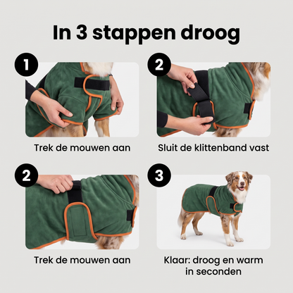 Hondenbadjas – Supersnelle Droogjas voor Honden