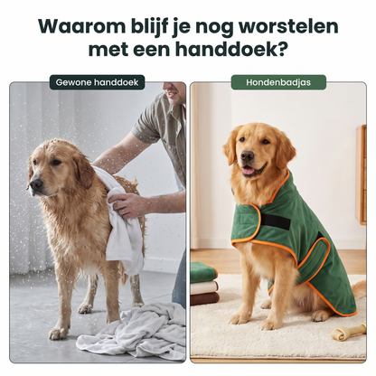 Hondenbadjas – Supersnelle Droogjas voor Honden
