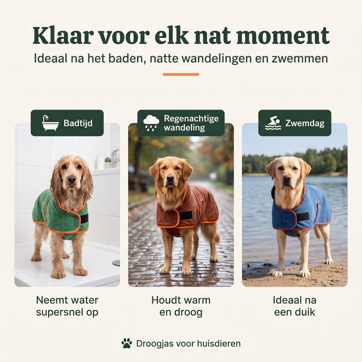 Hondenbadjas – Supersnelle Droogjas voor Honden