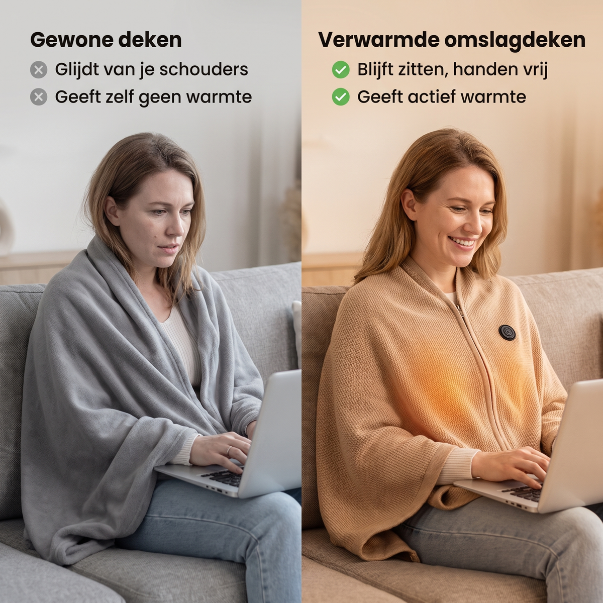 Verwarmde Omslagdeken