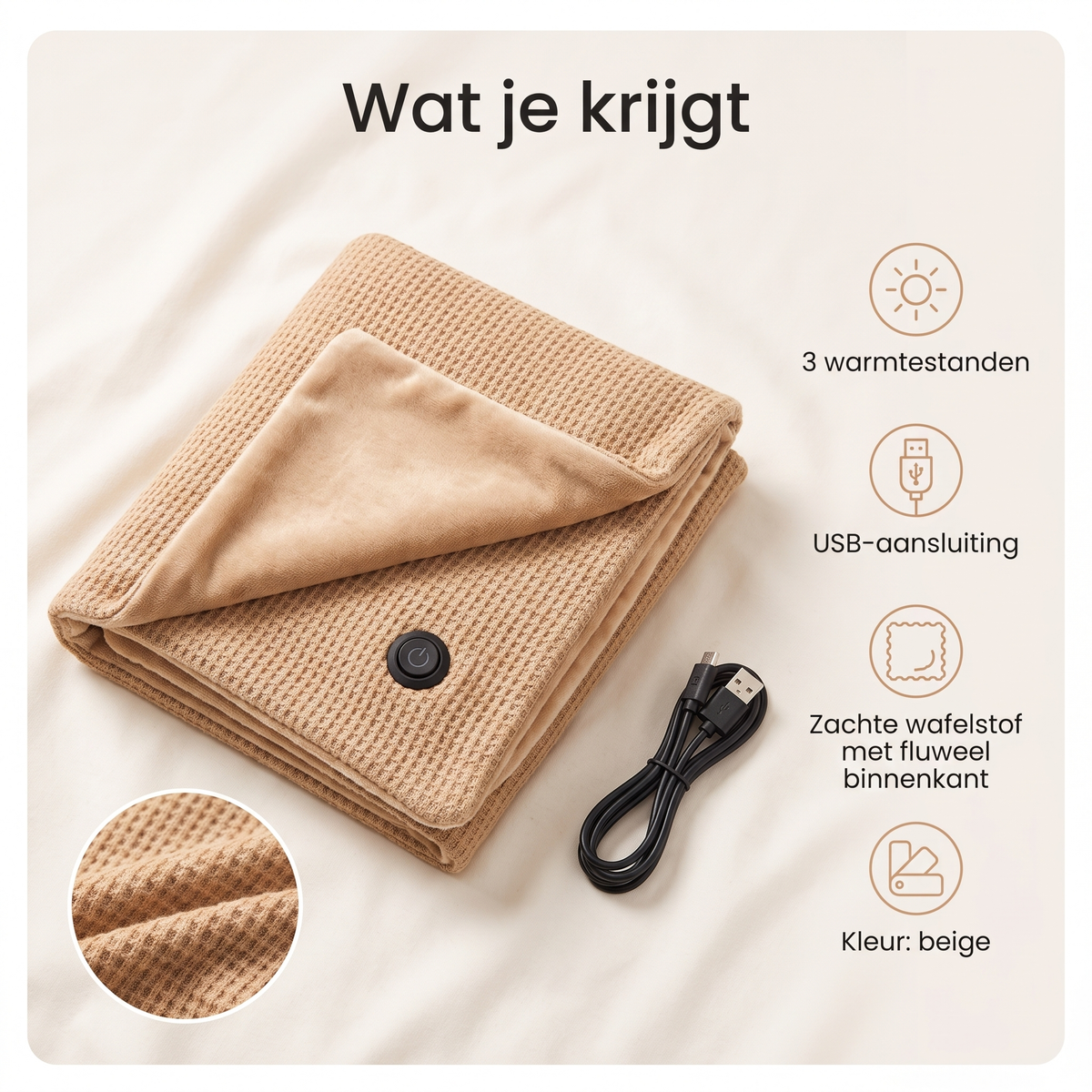 Verwarmde Omslagdeken