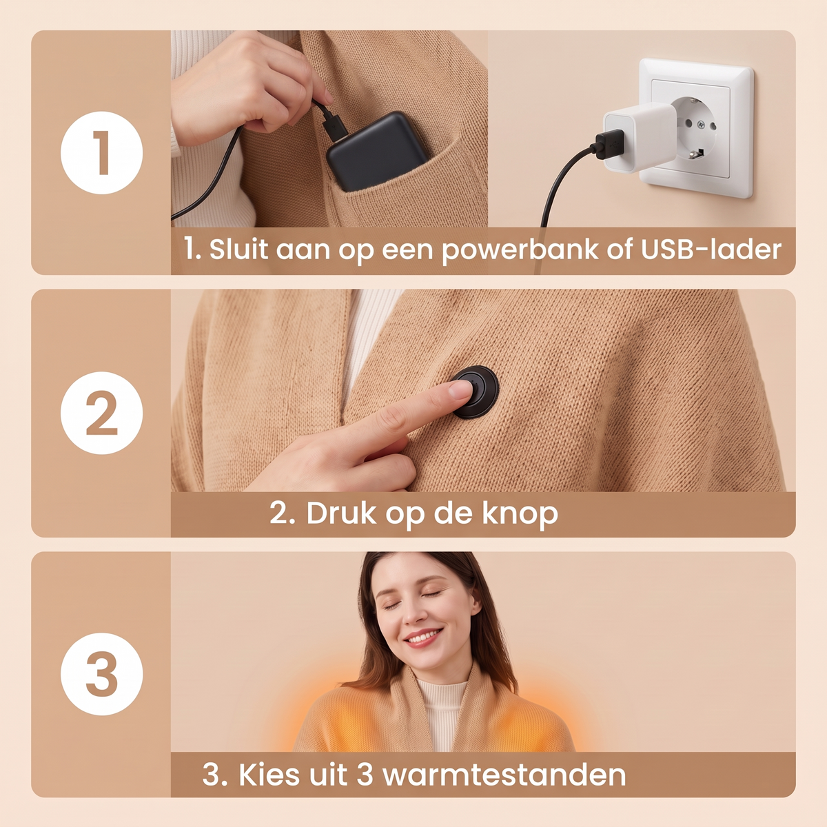 Verwarmde Omslagdeken