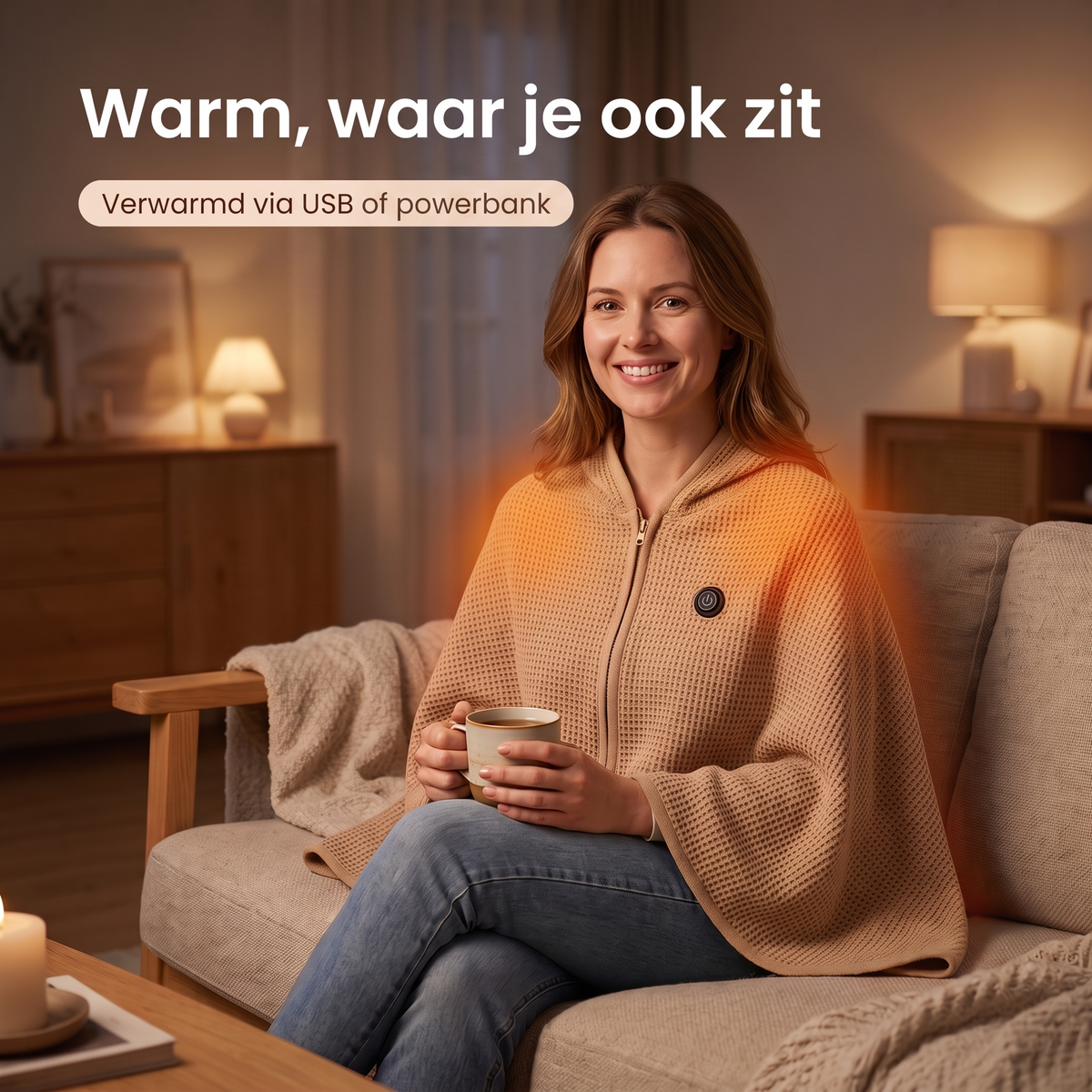 Verwarmde Omslagdeken