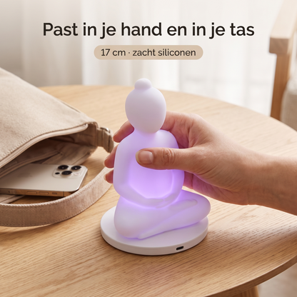 Ademlicht – Boeddha ademlamp met kleurbegeleiding