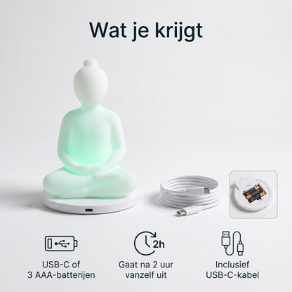 Ademlicht – Boeddha ademlamp met kleurbegeleiding