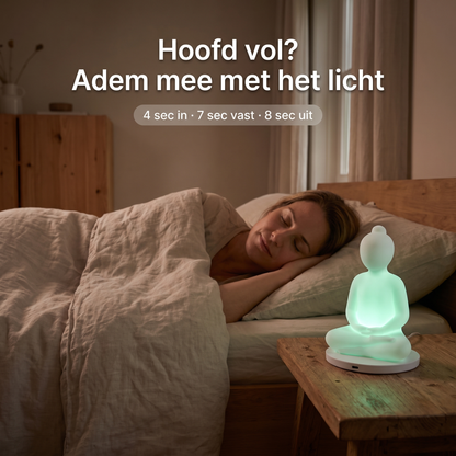 Ademlicht – Boeddha ademlamp met kleurbegeleiding