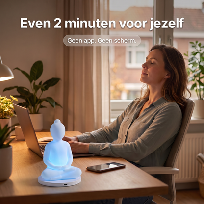 Ademlicht – Boeddha ademlamp met kleurbegeleiding